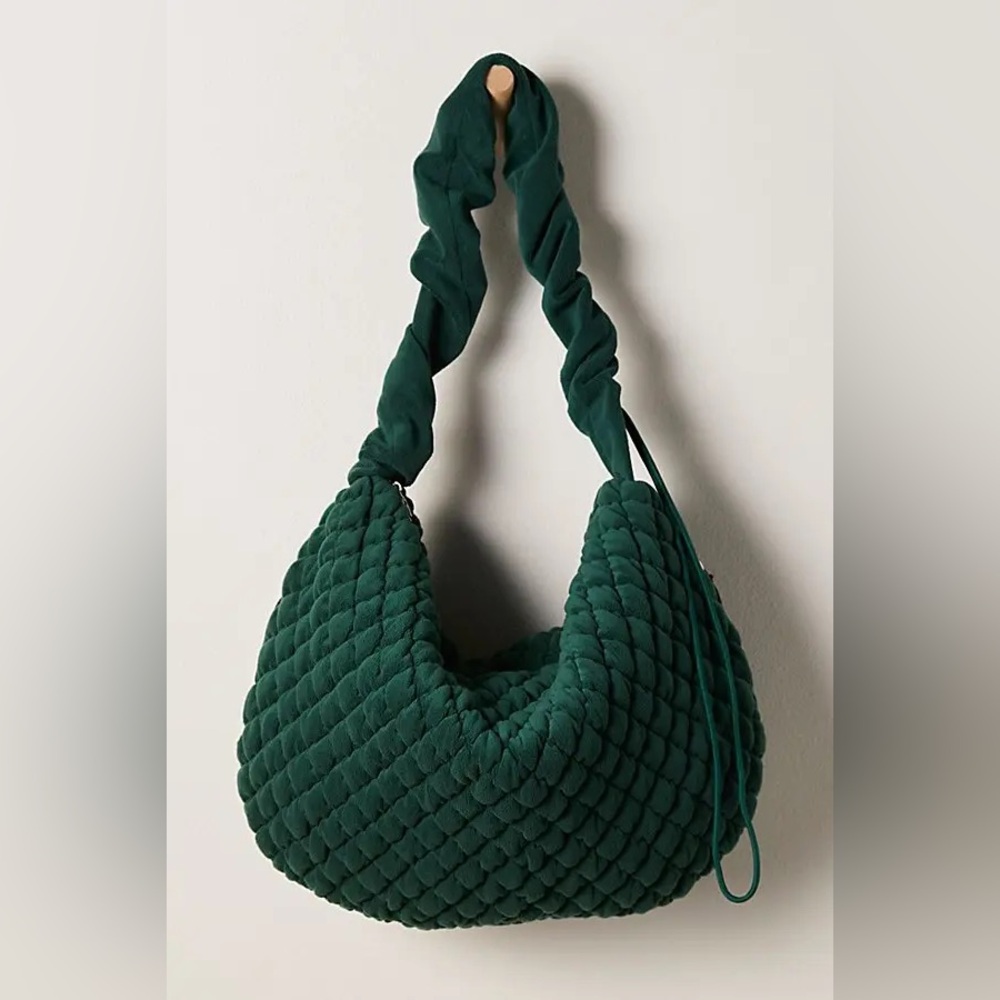 Free people pucker up fleece carryall bag